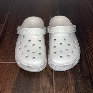White Crocs
